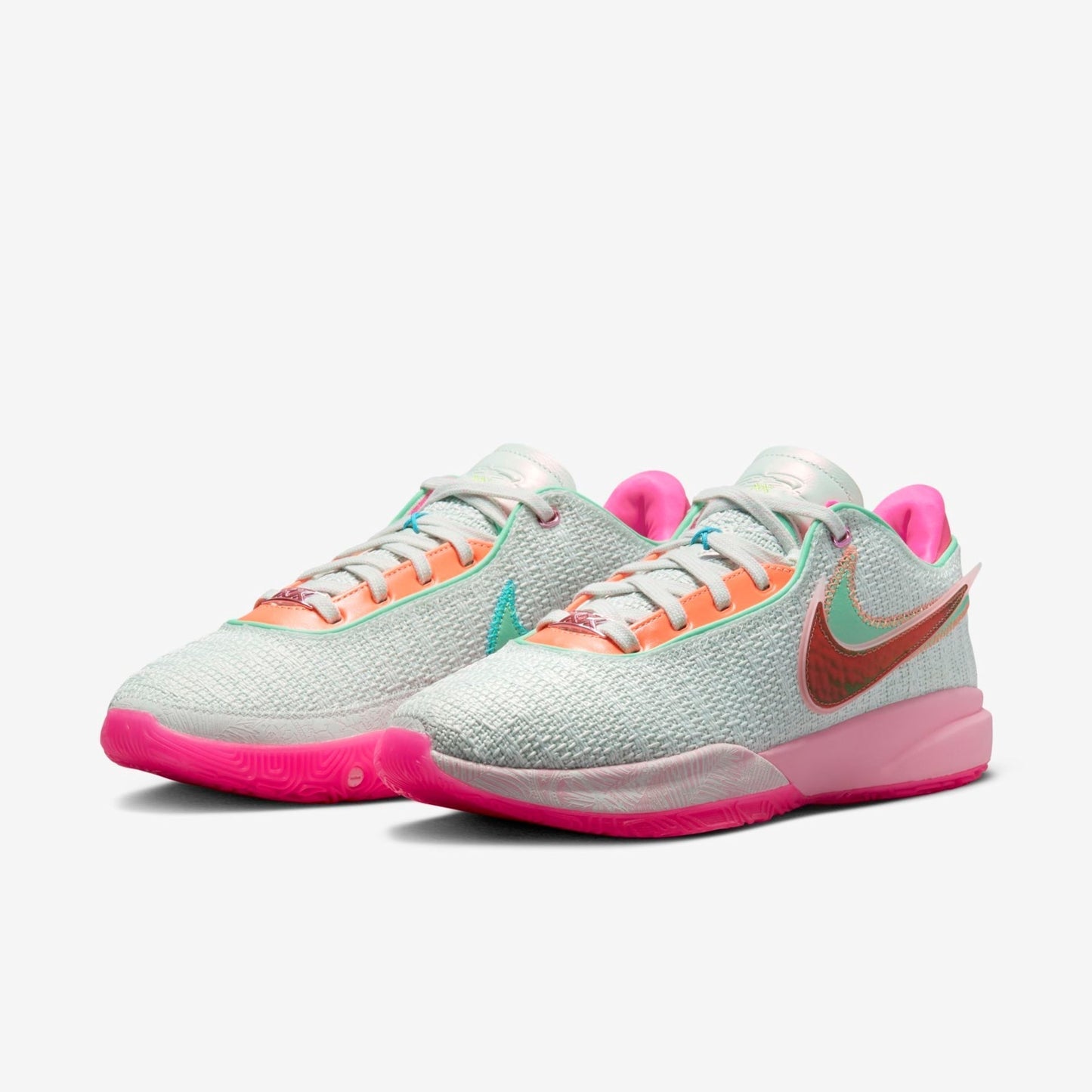 Tênis Nike LeBron XX Rosa e Verde