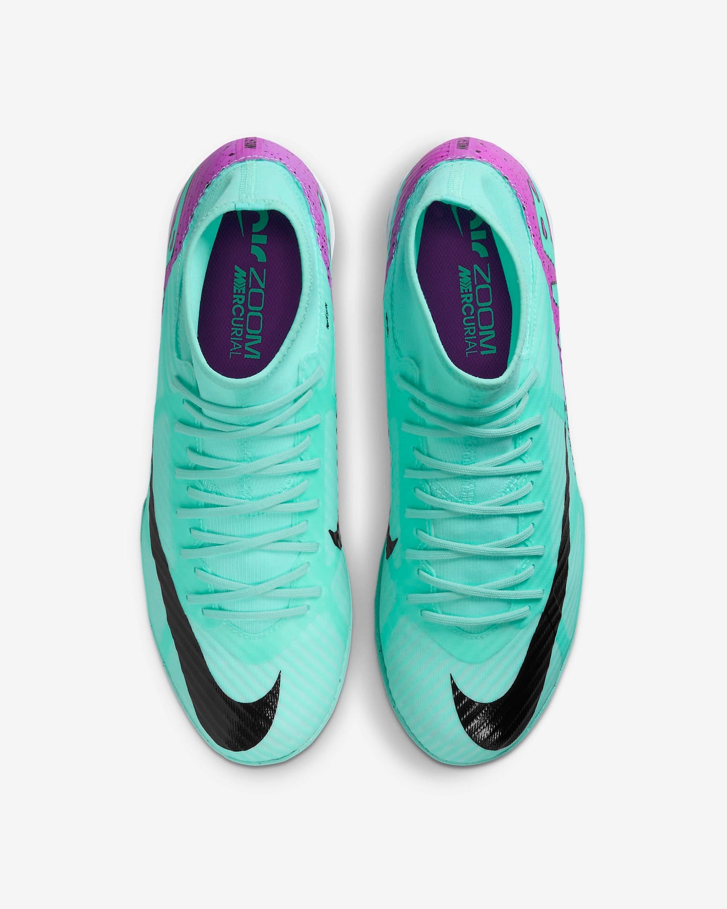 Chuteira Futsal Nike Mercurial Superfly 9 Academy Hiper Turquesa