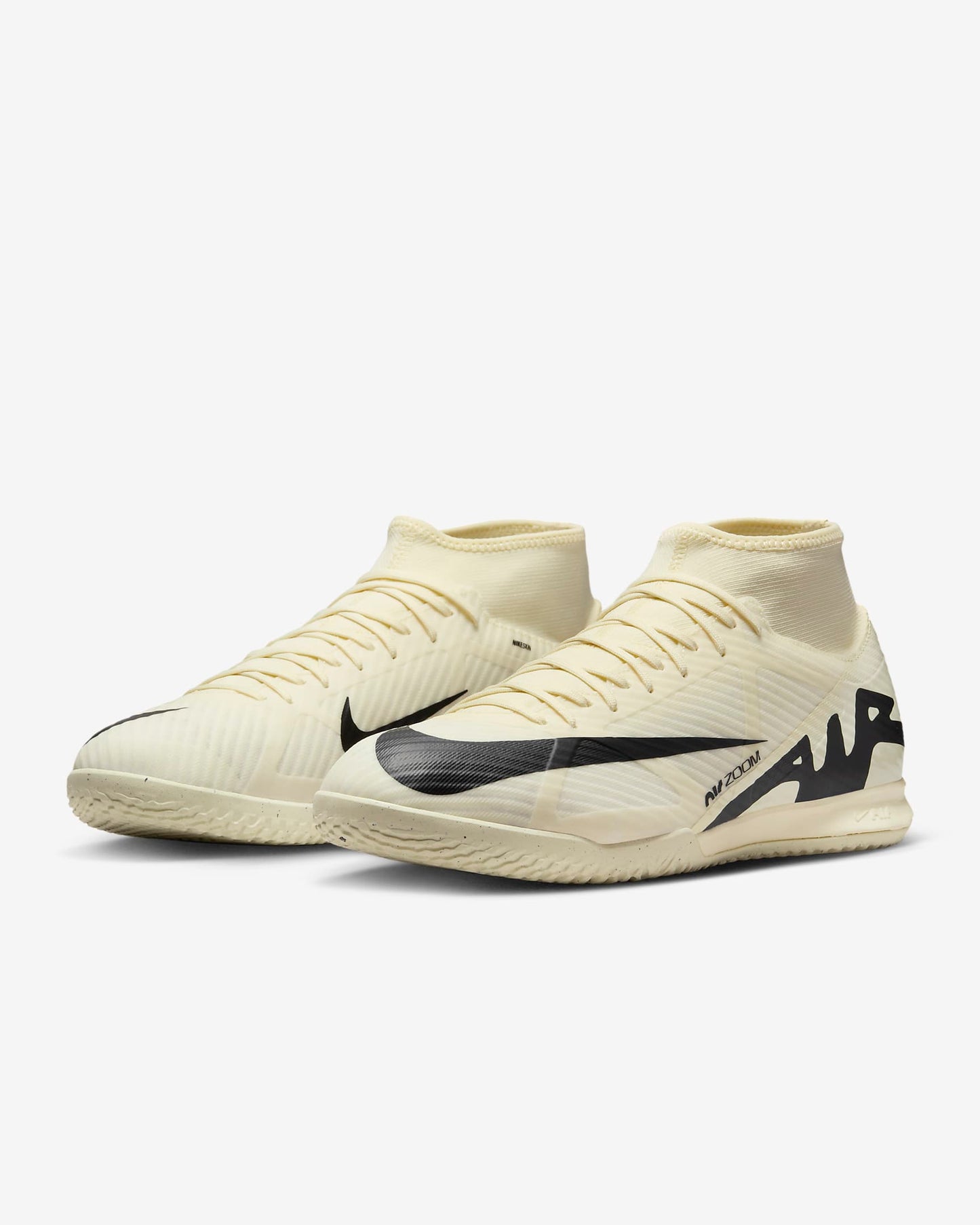 Chuteira Futsal Nike Mercurial Superfly 9 Academy Limonada