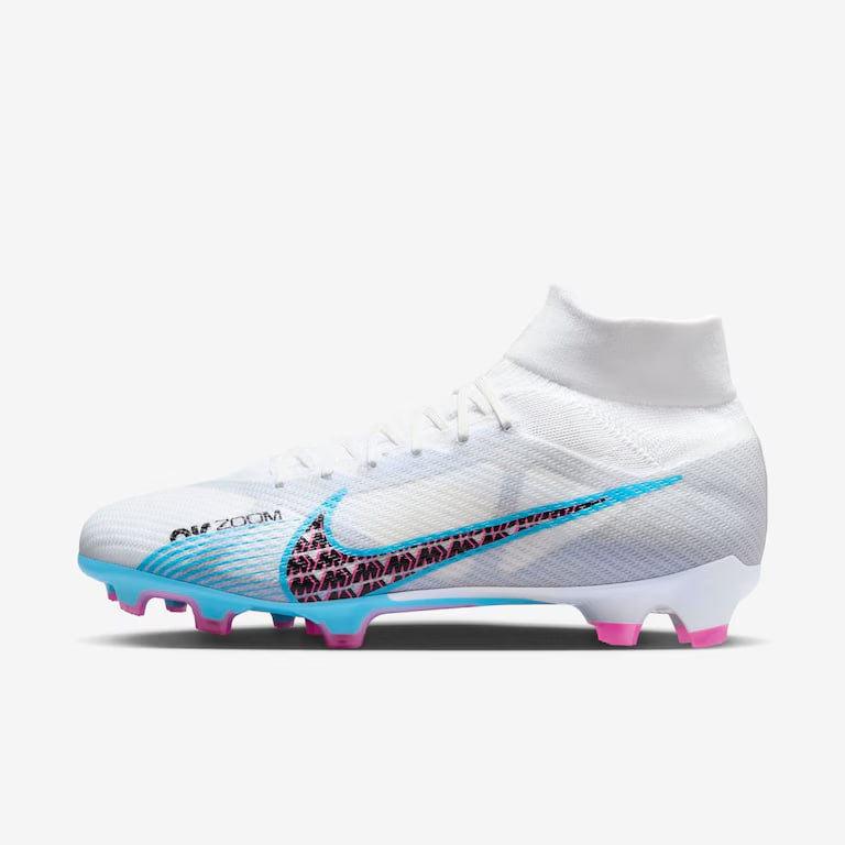 Chuteira Campo Nike Mercurial Superfly 9 Pro Branca