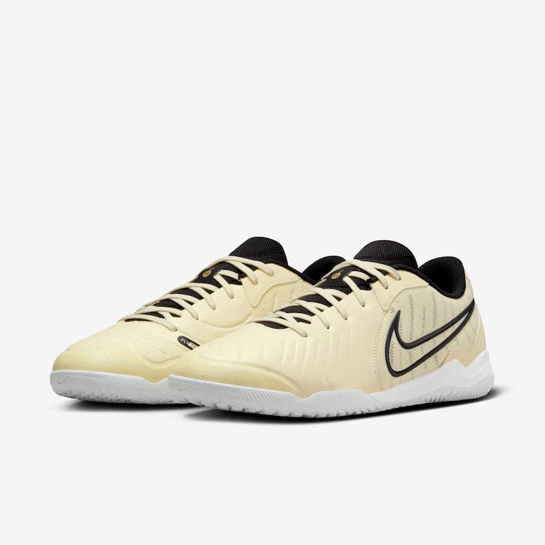 Chuteira Futsal Nike Tiempo 10 Academy Bege
