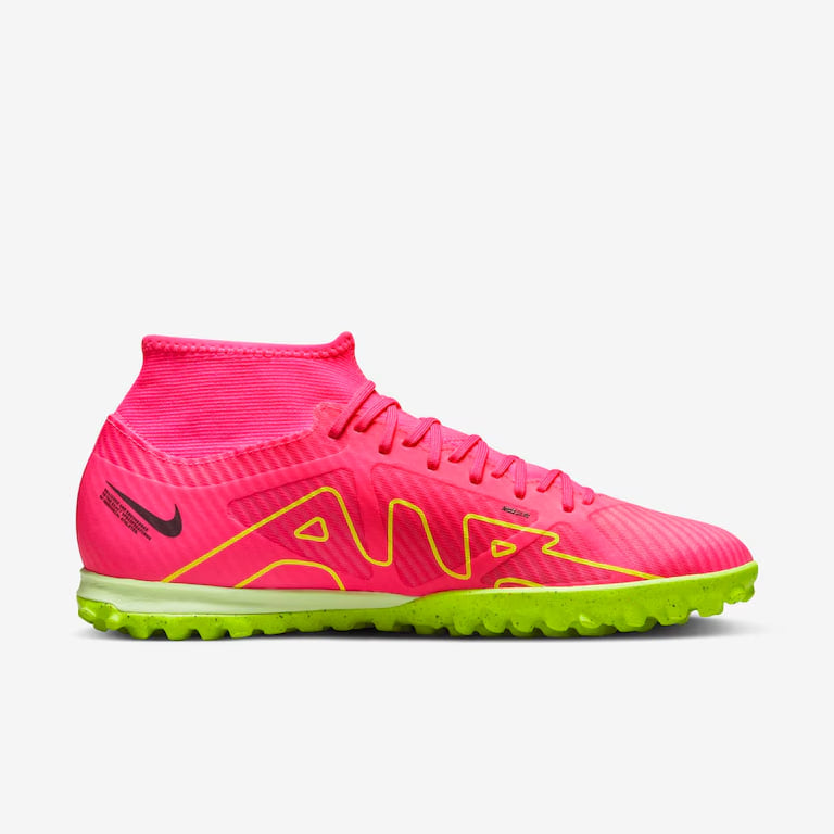 Chuteira Society Nike Zoom Mercurial Superfly 9 Academy Rosa
