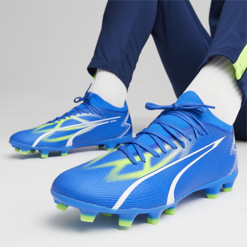 Chuteira Campo Puma Ultra Match Fg/Ag Bdp Azul