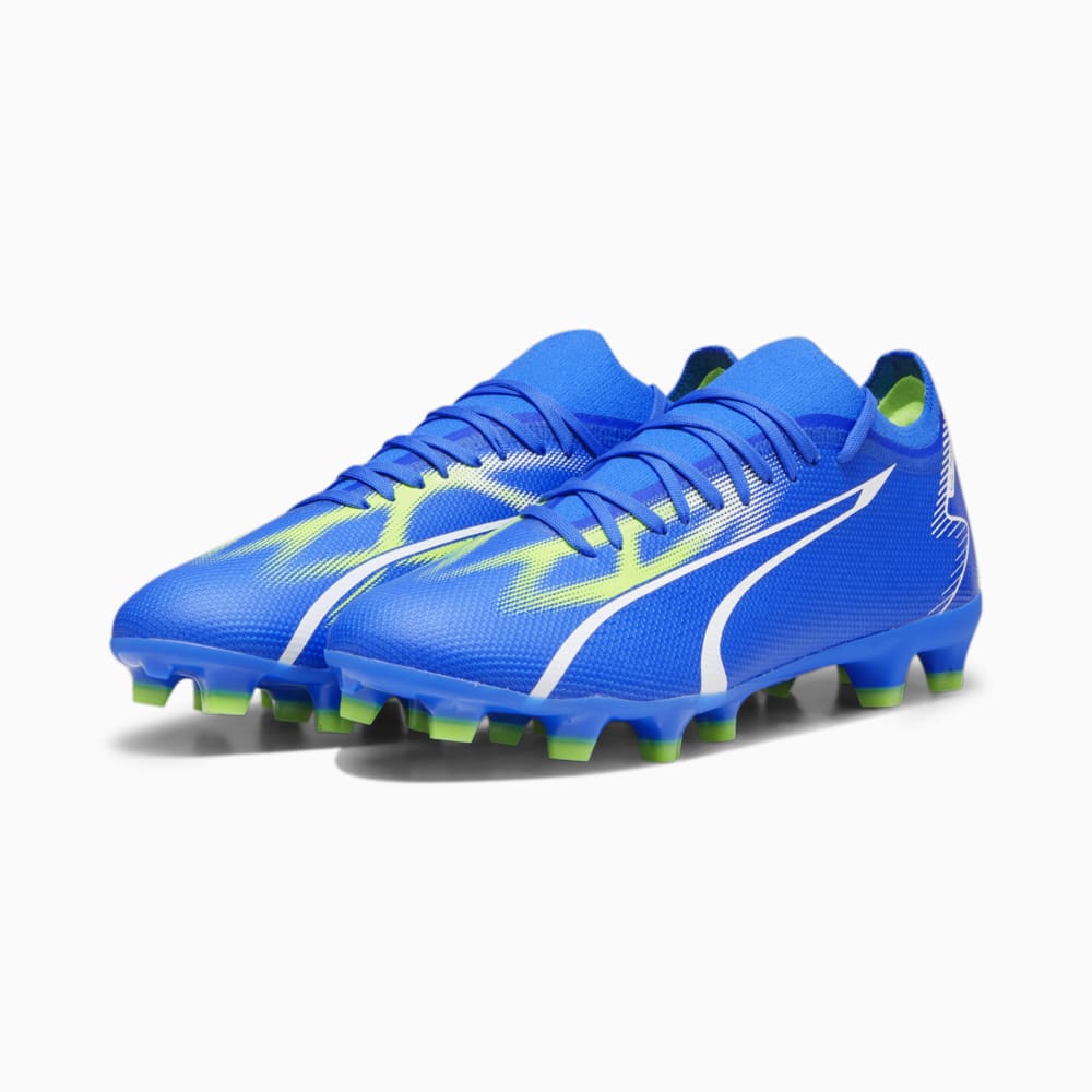 Chuteira Campo Puma Ultra Match Fg/Ag Bdp Azul