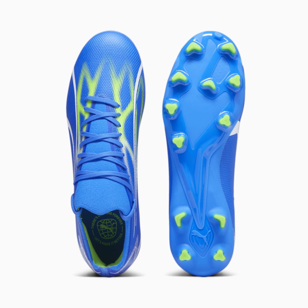 Chuteira Campo Puma Ultra Match Fg/Ag Bdp Azul
