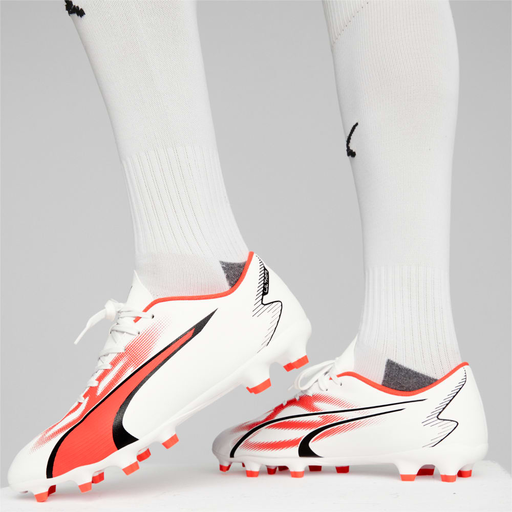 Chuteira Campo Puma Ultra Play Fg/Ag Bdp Branca