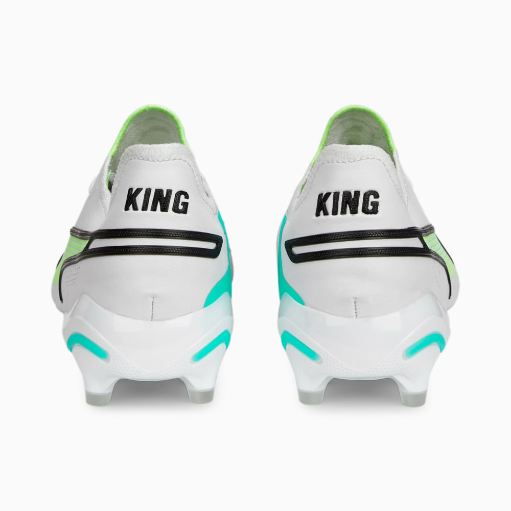 Chuteira Campo Puma King Ultimate Branca & Verde