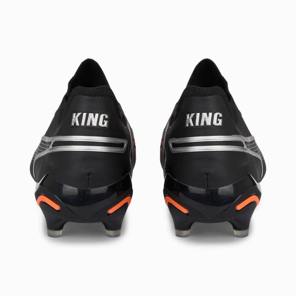 Chuteira Campo Puma King Ultimate Preta & Cinza