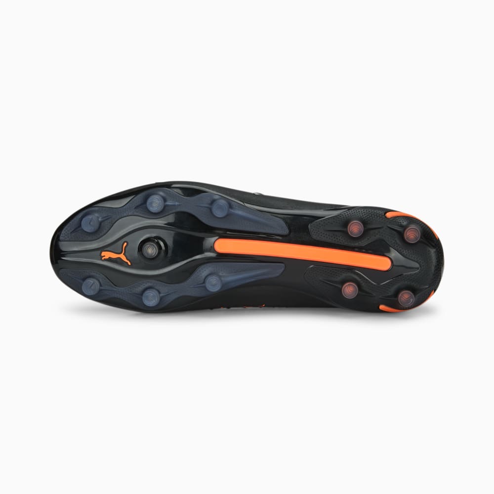Chuteira Campo Puma King Ultimate Preta & Cinza