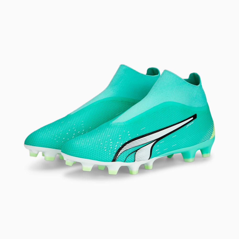Chuteira Campo Puma Ultra Match+ LL Verde Marinho
