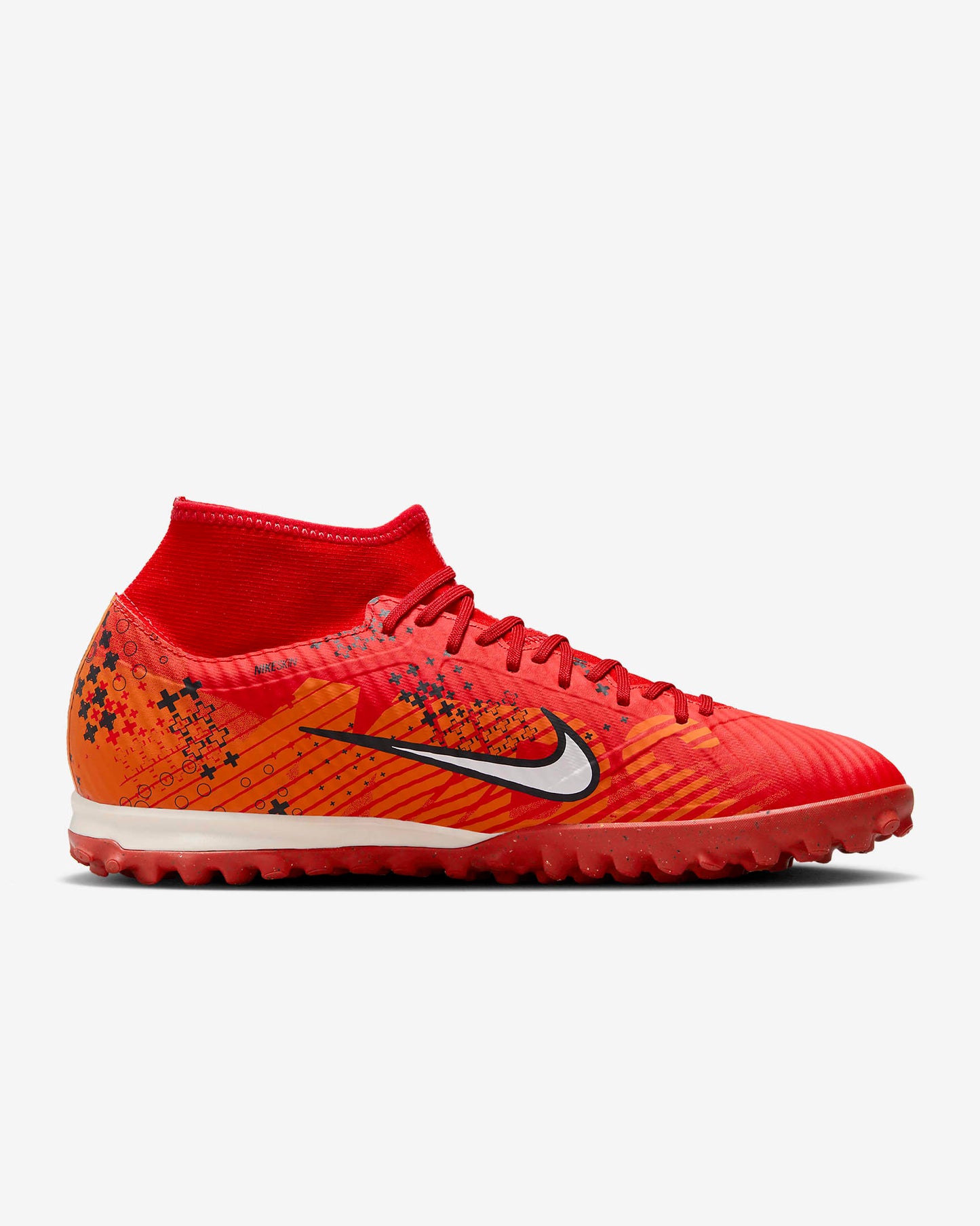 Chuteira Society Nike Mercurial Superfly 9 Academy Carmesim Claro