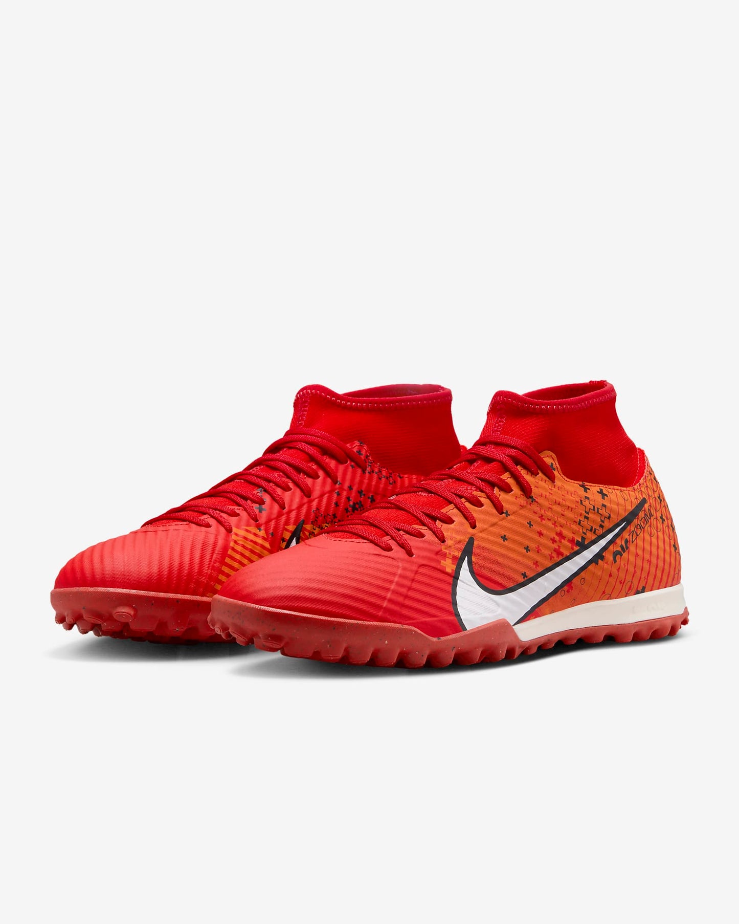 Chuteira Society Nike Mercurial Superfly 9 Academy Carmesim Claro