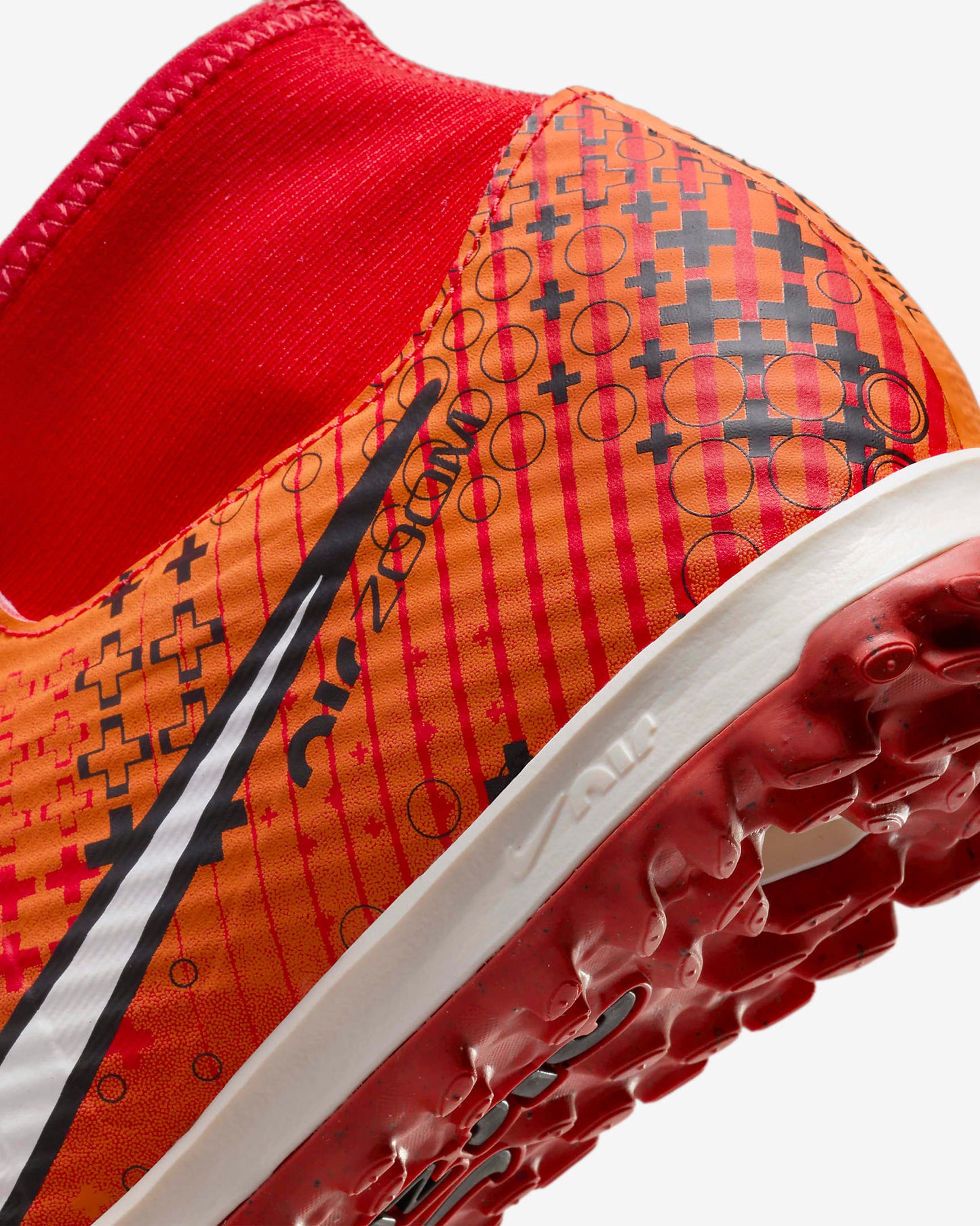 Chuteira Society Nike Mercurial Superfly 9 Academy Carmesim Claro