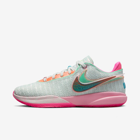 Tênis Nike LeBron XX Rosa e Verde
