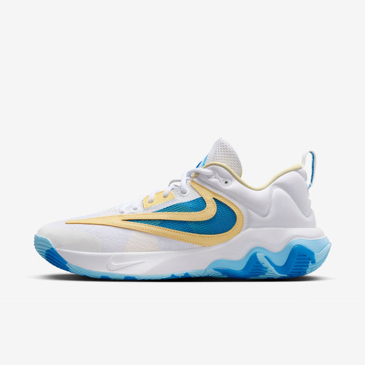Tênis Nike Giannis Immortality 3 Branco e Azul