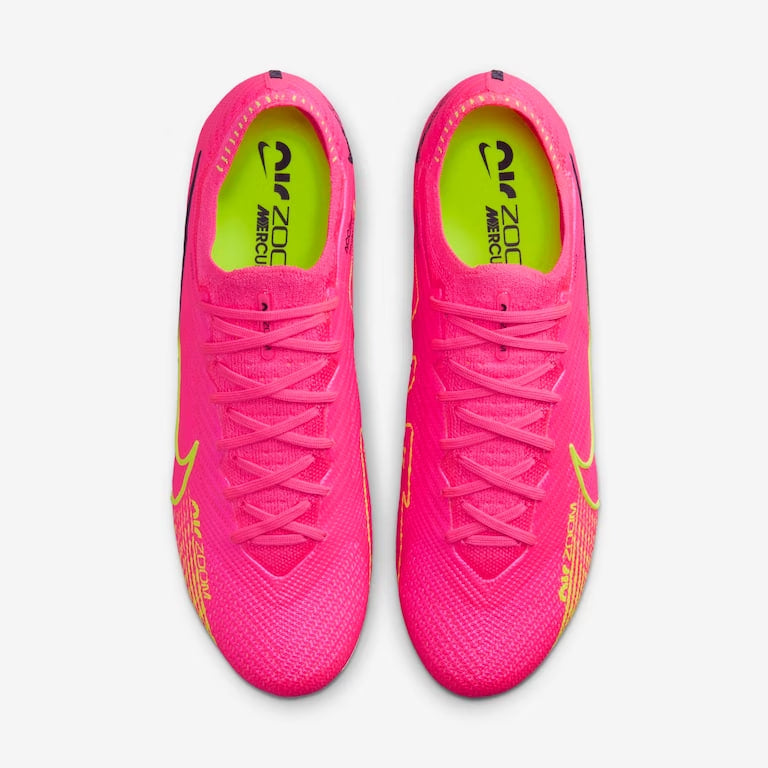 Chuteira Campo Nike Mercurial Vapor 15 Pro Rosa