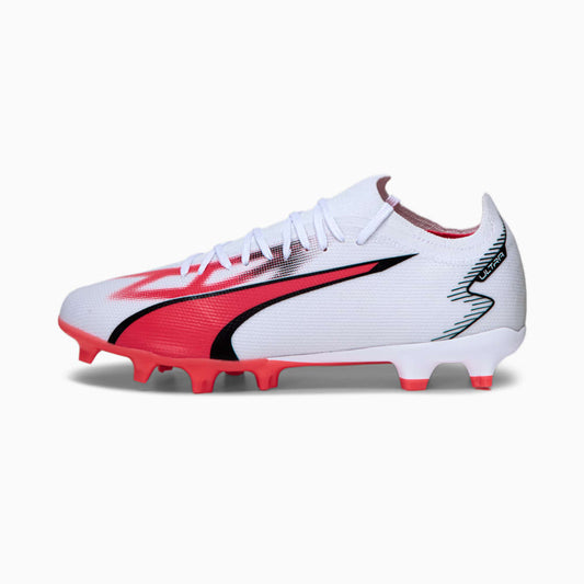 Chuteira Campo Puma Ultra Match Fg/Ag Bdp Branca
